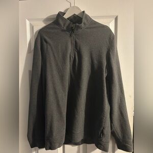 Calvin Klein Jeans Dark Gray 1/4 Zip Sweater